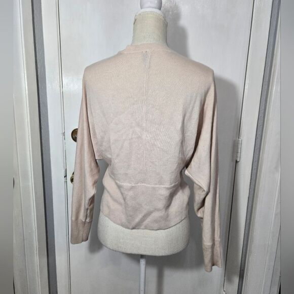 Marciano crossover blush pink blouse size Large - Picture 6 of 10